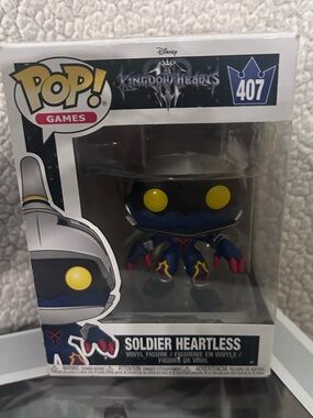 Funko Pop! Games Soldier Heartless - Blue, Yellow & Red Vinyl Figure
